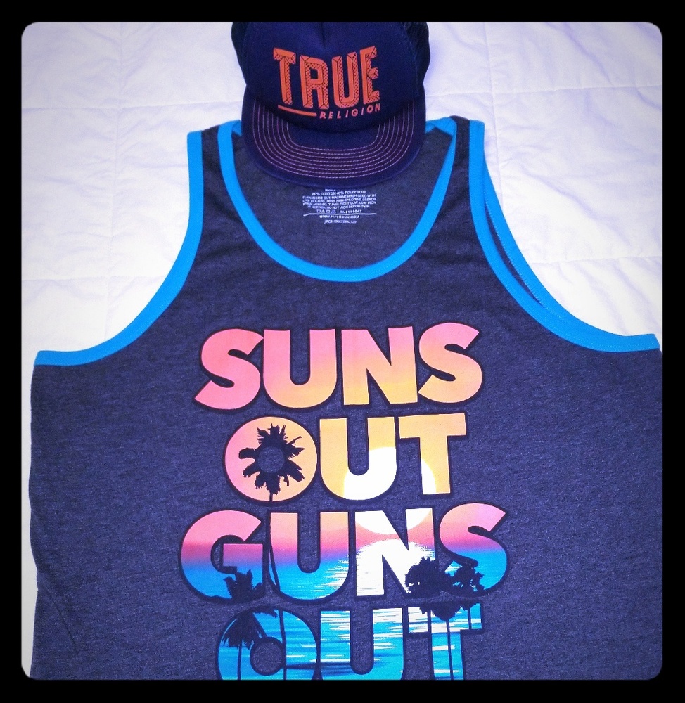 Awesome brand new never been worn beach tank top!